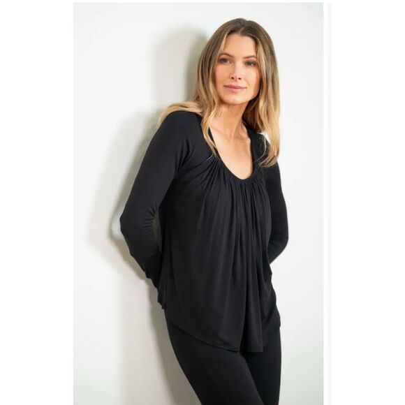 JJwinks  Full Moon Built-In Shelf Lounge & Sleep Long Sleeve Top medium - Picture 1 of 9